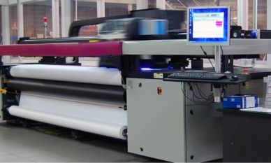 Large format printing machine